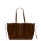 Meryl Carryall | Cinnamon Suede/Antique Gold