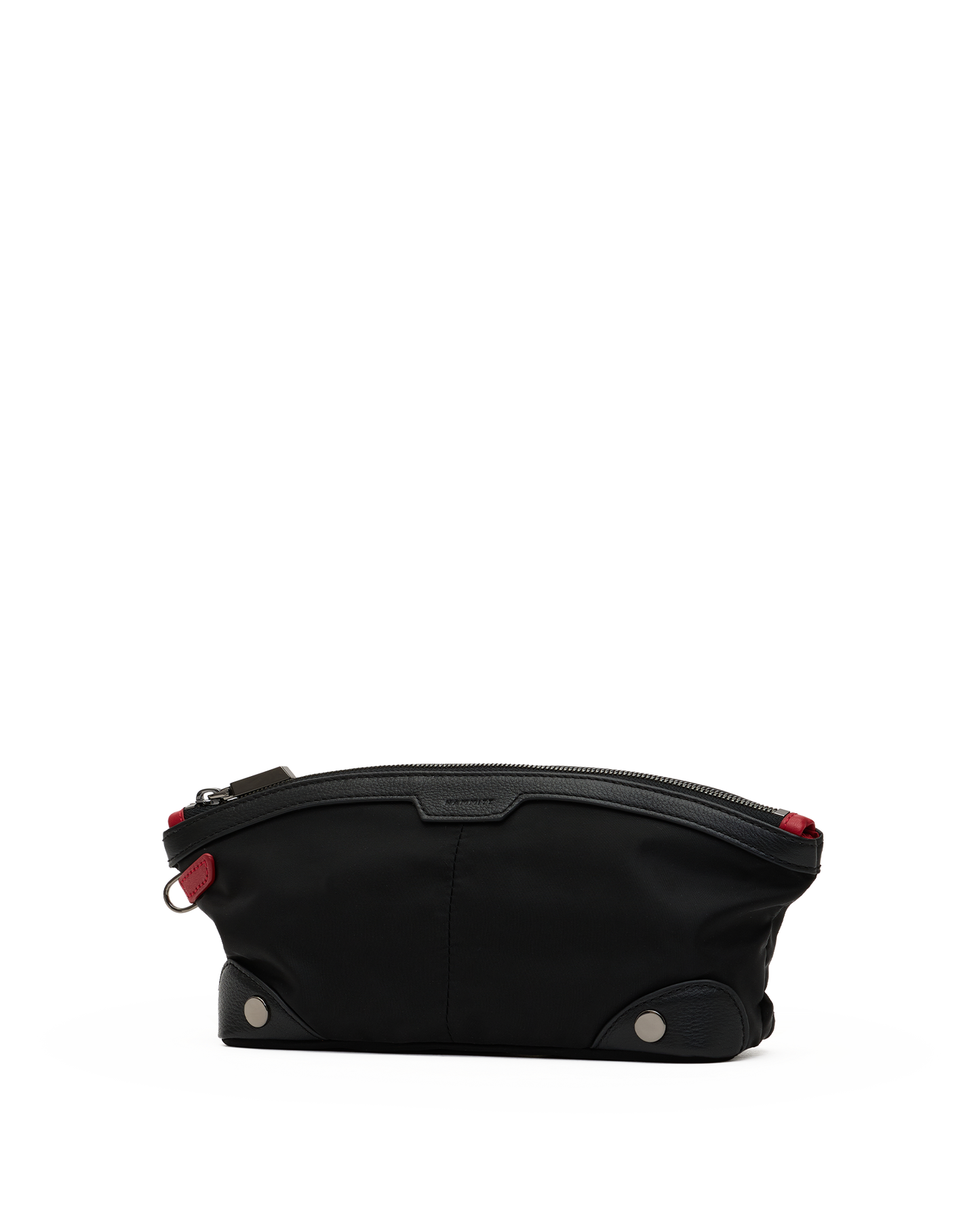 Nicky-Travel-Pouch-Short-Black-Nylon-GM-Front-View-2