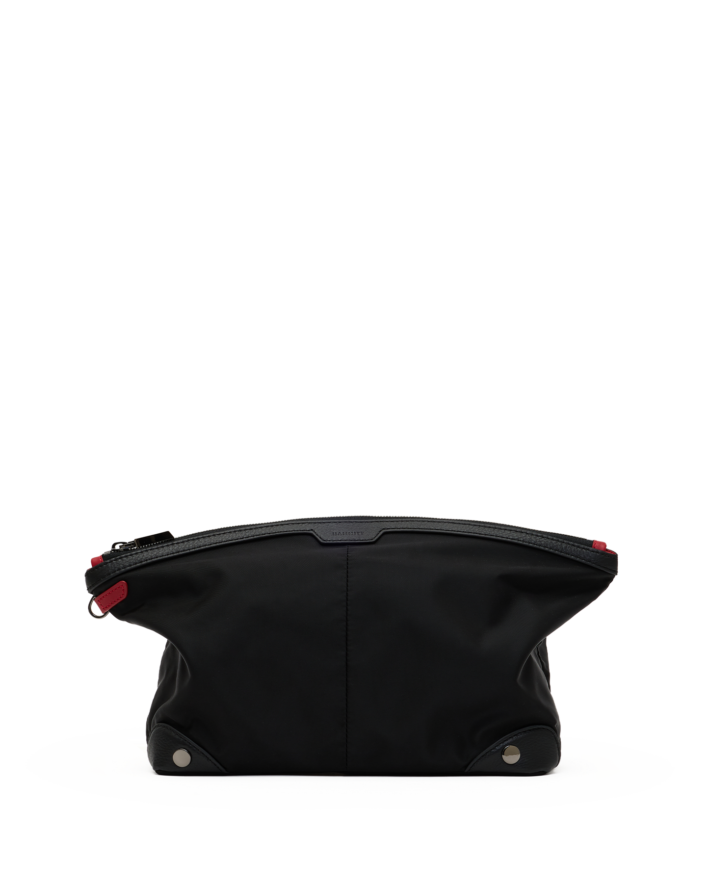 Nicky-Travel-Pouch-Lrg-Black-Nylon-GM-Front-View
