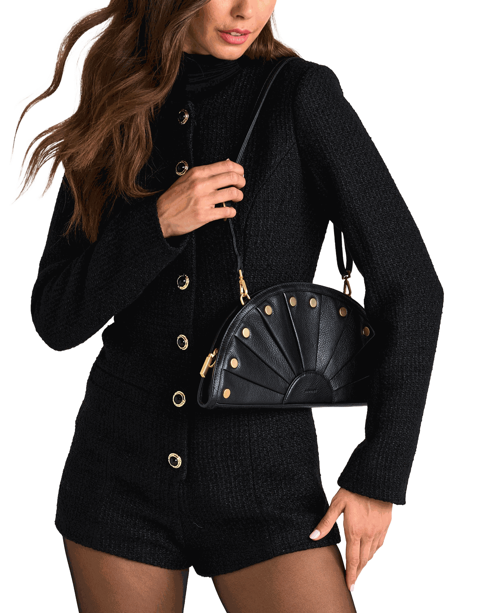 Shelley-Clutch-Black-BG-Model-View-3