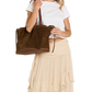 Meryl Carryall | Cinnamon Suede/Antique Gold