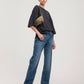 Model height is 5'10''