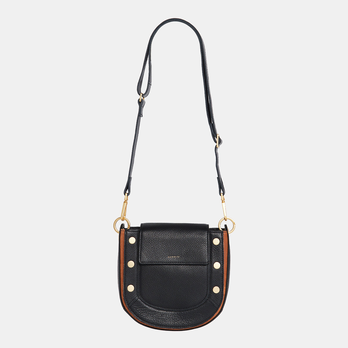 Kayce Saddle | North End/Brushed Gold | Med 840220513498 – HAMMITT