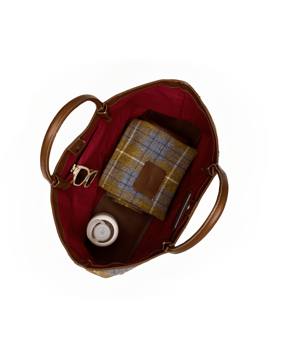 Olympia-Tote-Highlands-Tweed-AG-Inside-View