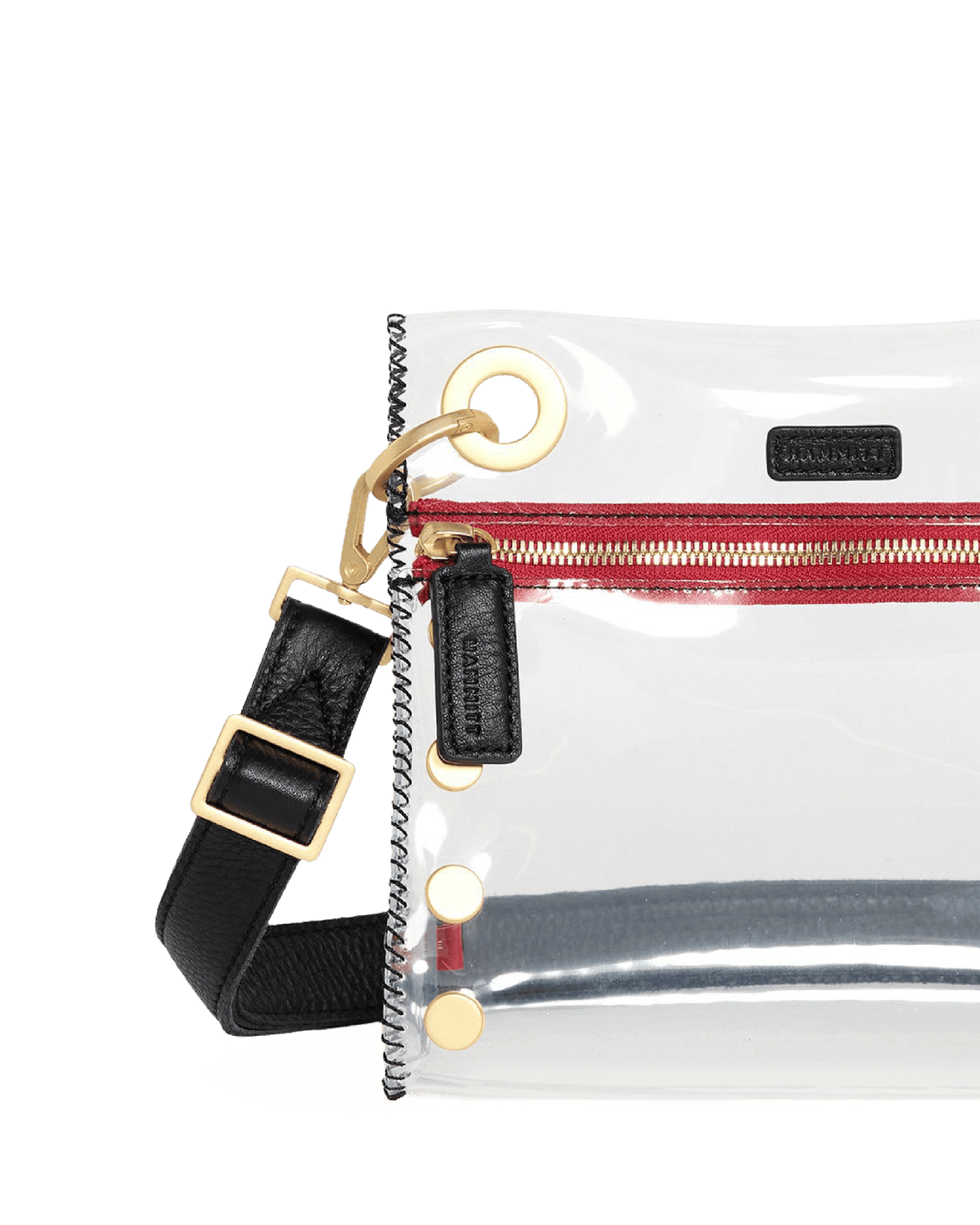 Tony-Sml-Clear-Black-BG-Red-Zip-Back-View-Detail