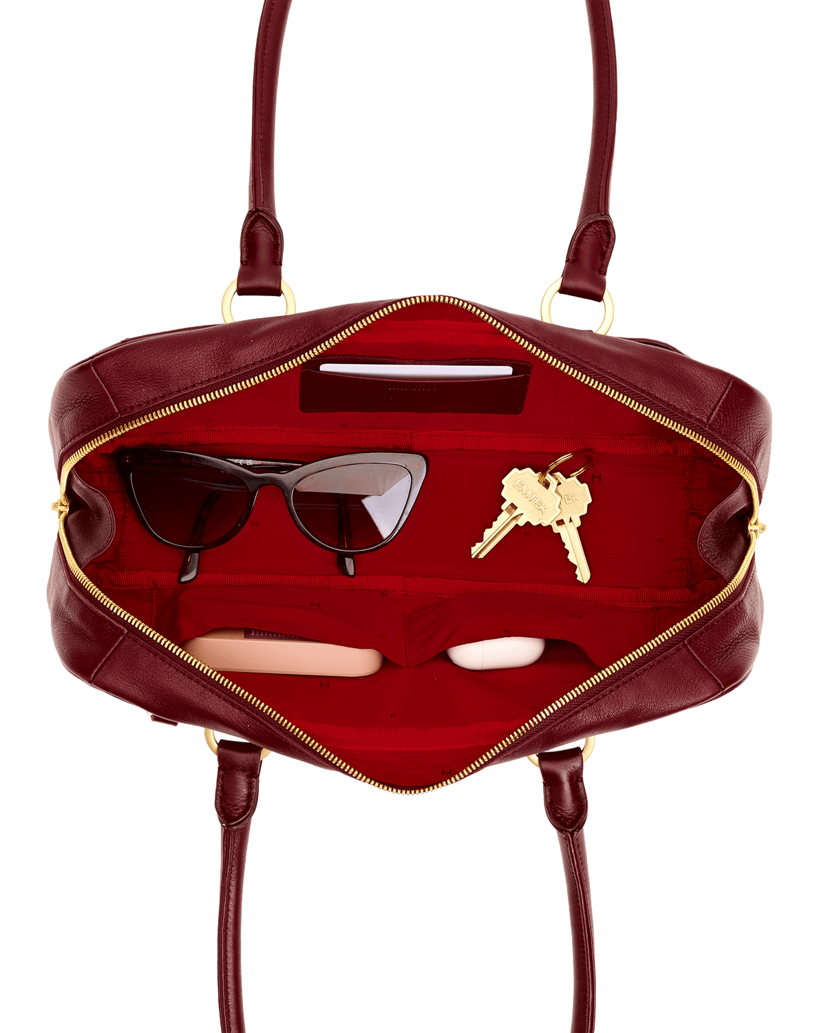 Meredith | Cherrywood Pebble/Brushed Gold | Sml