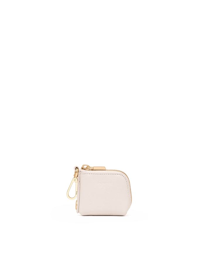 Syd Pouch | Calla Lily White/Brushed Gold