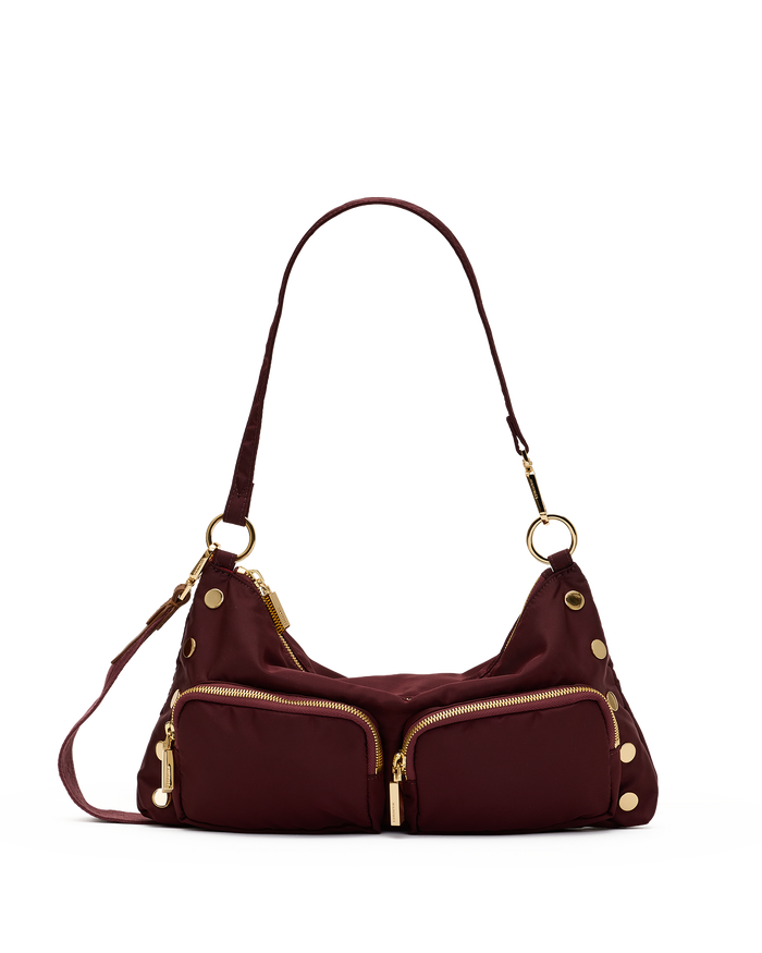 Kyle Cargo | Wine Nylon/Gold | Med