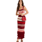 Model height is 5'9.5''