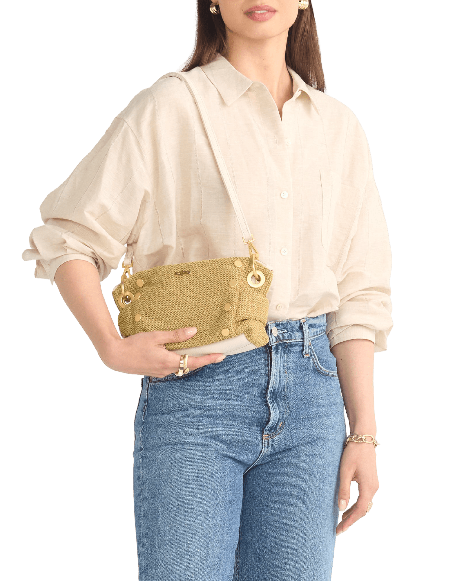 Daniel-Crossbody-Clutch-Sml-Calla-Lily-White-Raffia-BG-Model-View-3