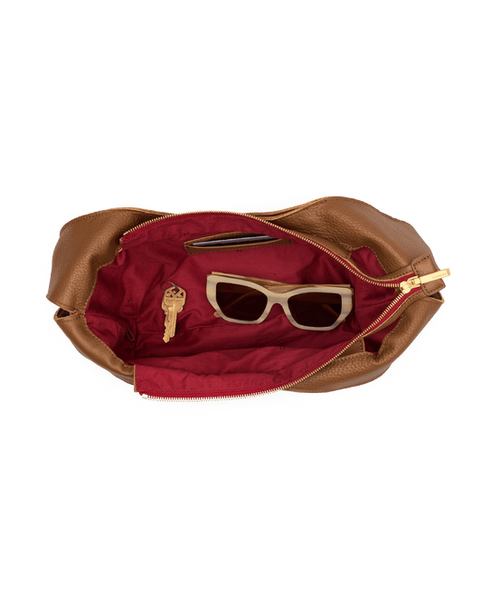 Tom-Zip-Med-Mahogany-Pebble-BG-Red-Zip-Inside-View