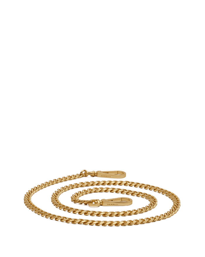 Metal Chain Long Strap | Brushed Gold