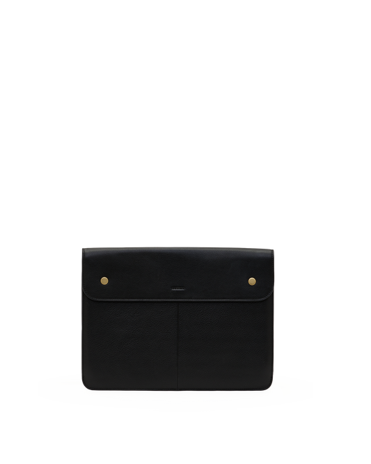 Miranda-Laptop-Sleeve-14-Black-BG-Front-View