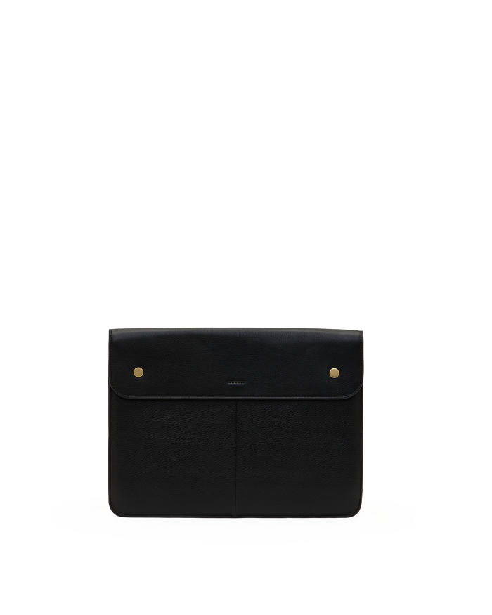 Miranda Laptop Sleeve 14 | Black/Brushed Gold | 14"