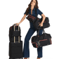 Ivy-Weekender-Black-Nylon-G-Red-Zip-Model-View-6