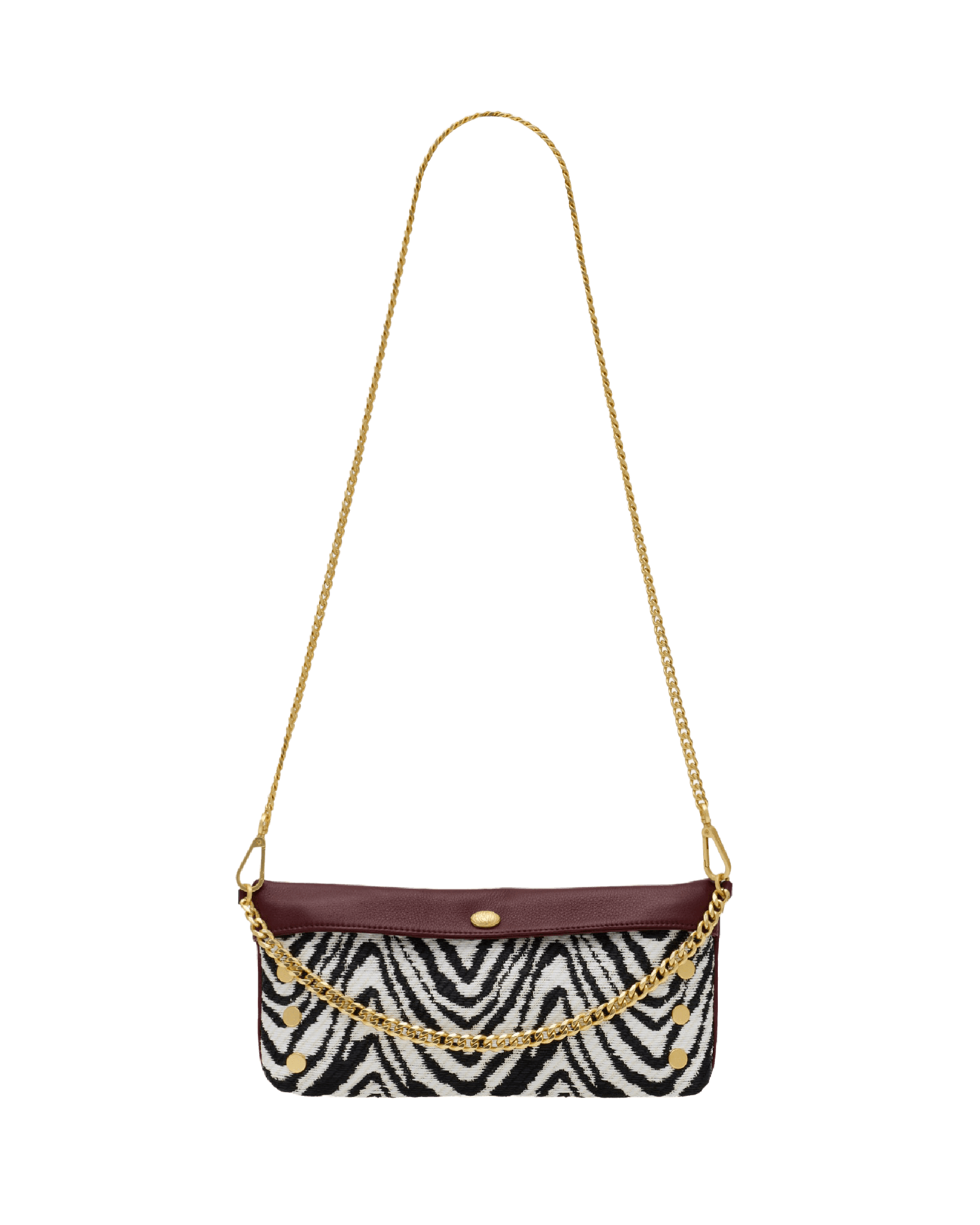 Metal-Chain-Long-Strap-BG-Model-View-2