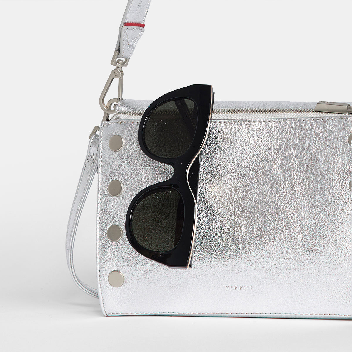 Montana Clutch | Sidewalk Silver/Brushed Silver | Sml