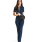 Model height is 5'9.5''
