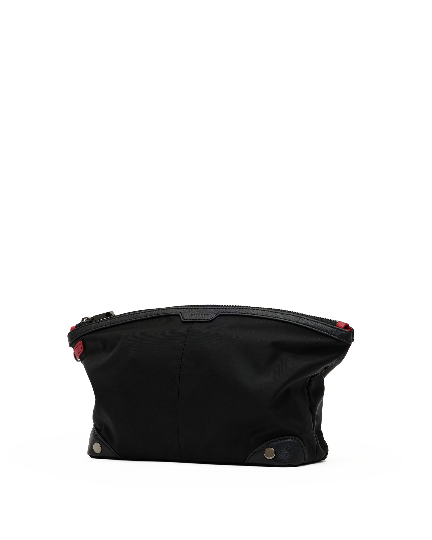Nicky-Travel-Pouch-Lrg-Black-Nylon-GM-Front-View-2