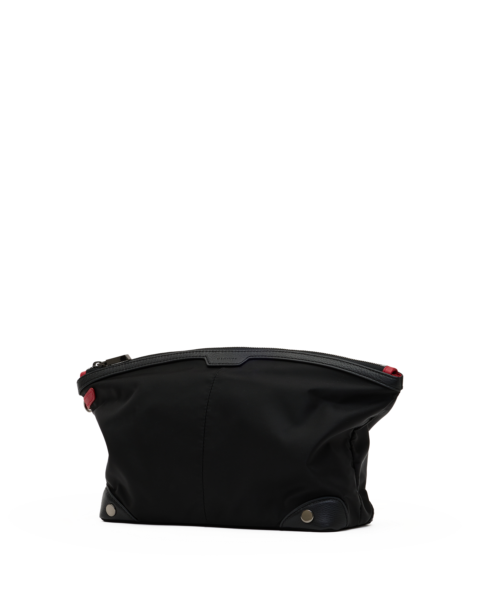 Nicky-Travel-Pouch-Lrg-Black-Nylon-GM-Front-View-2