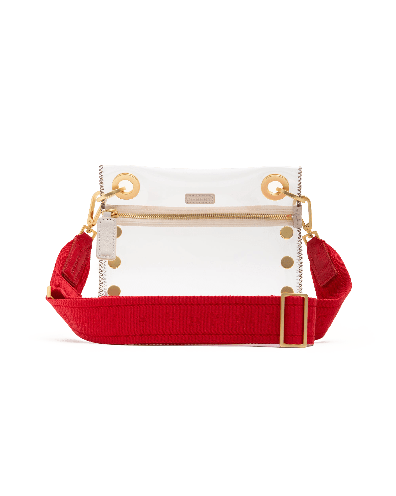Webbing Crossbody Strap-Harissa Red-BG-Front-View-2