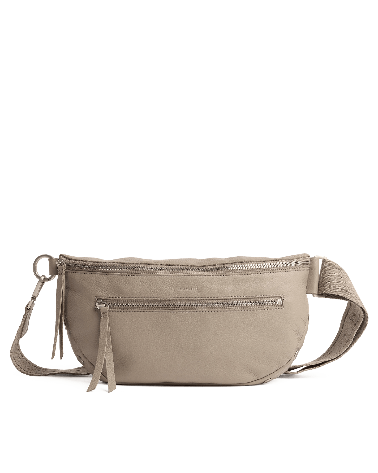Charles-Crossbody-Lrg-Pewter-Pebble-BS-Front-View