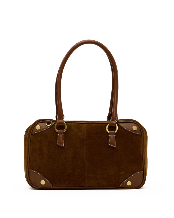 Meredith | Cinnamon Suede/Antique Gold | Med
