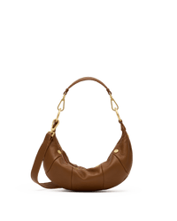 Erica-Sml-Mahogany-Pebble-BG-Red-Zip-Front-View