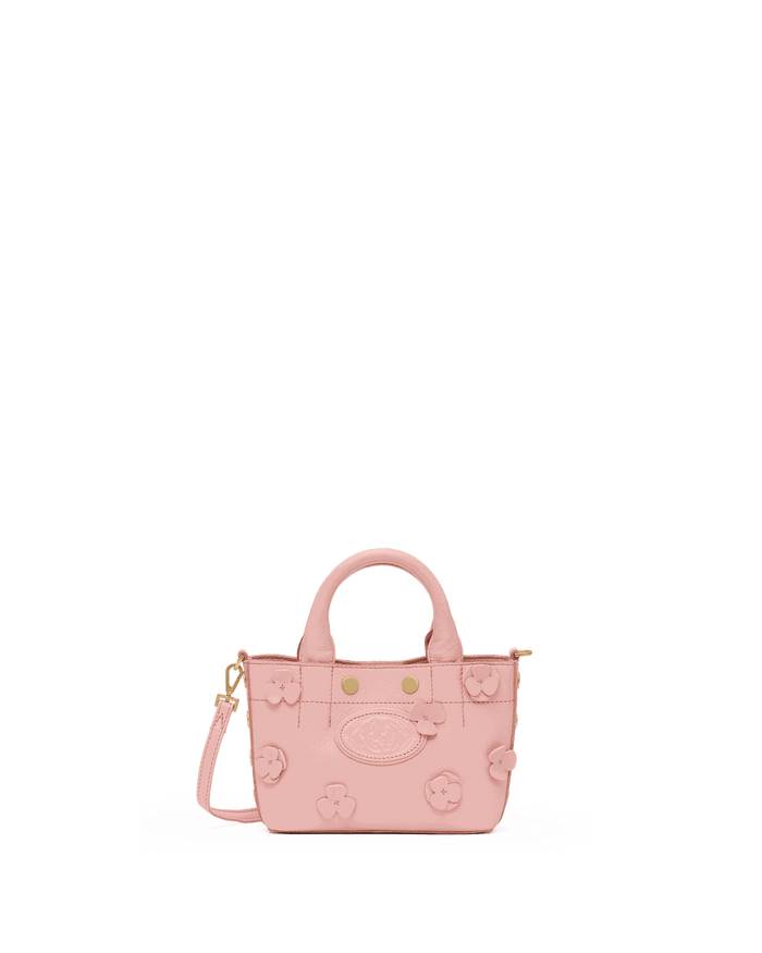 Olympia Crossbody | Flamingo Flora/Brushed Gold | Mini