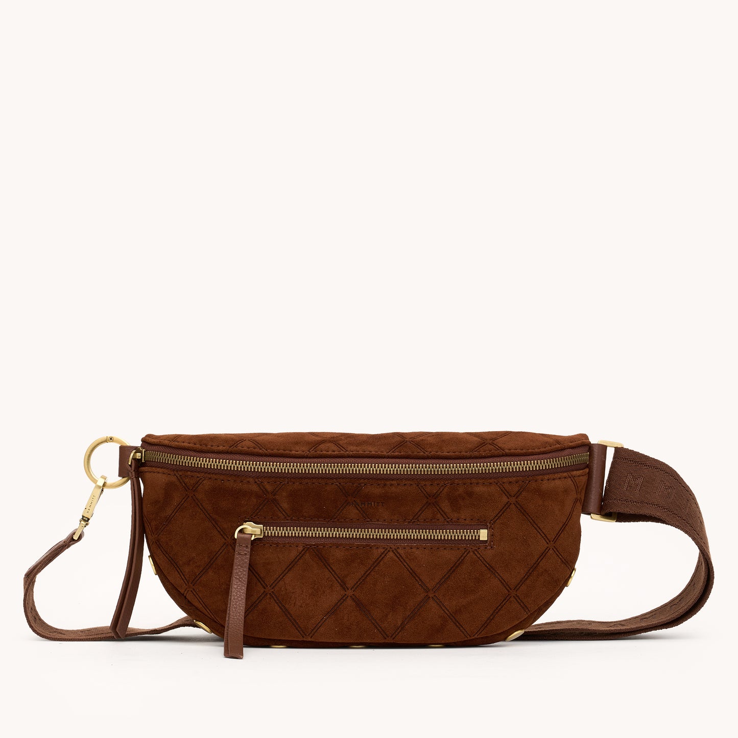 Charles-Crossbody-Med-Choco-Diamond-S-AG-Front-View