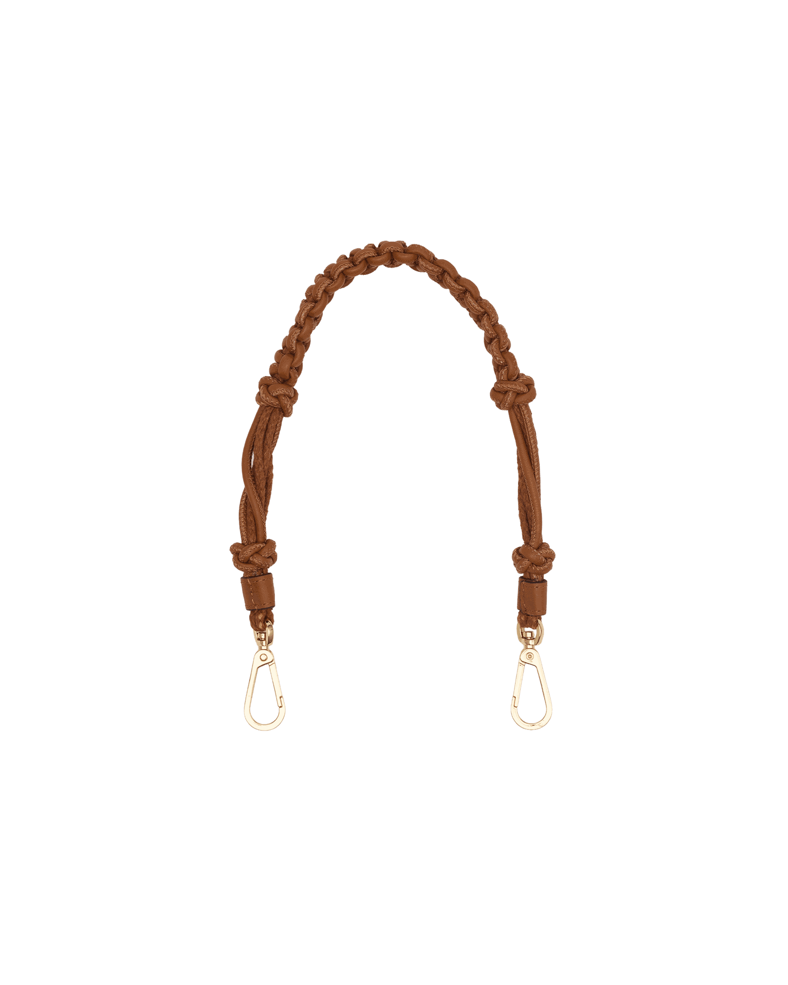 Knotted-Short-Strap-Cocoa-G-Front-View