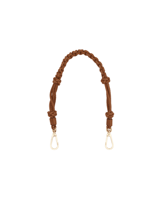 Knotted-Short-Strap-Cocoa-G-Front-View