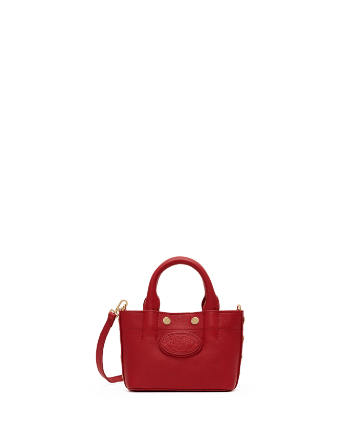 Olympia Crossbody | Chili Red/Gold | Mini