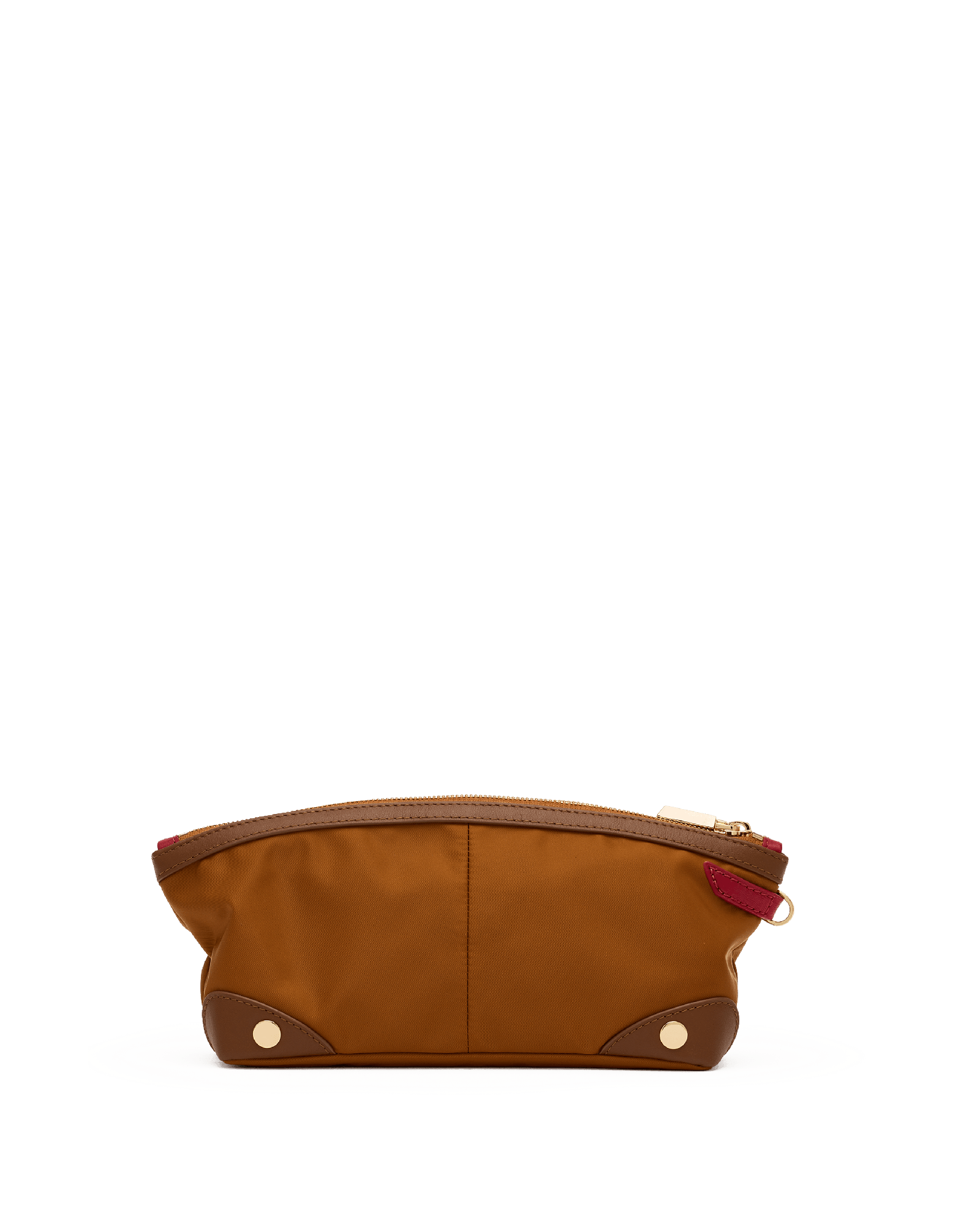 Nicky-Travel-Pouch-Short-Amber-Nylon-G-Back-View-Detail