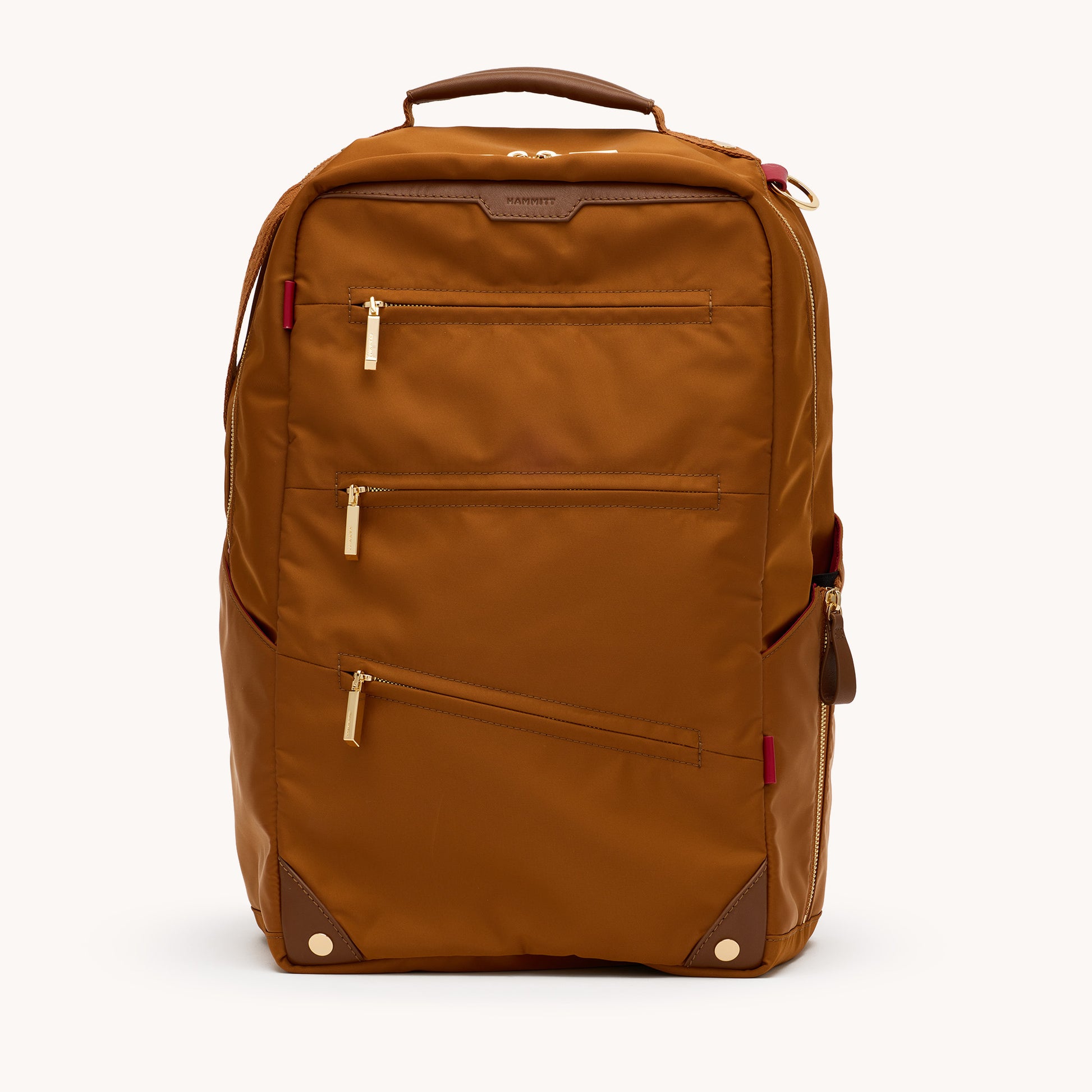 Eden-Backpack-Amber-Nylon-G-Front-View-2