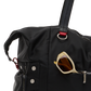Ivy-Weekender-Black-Nylon-GM-Front-View-Detail