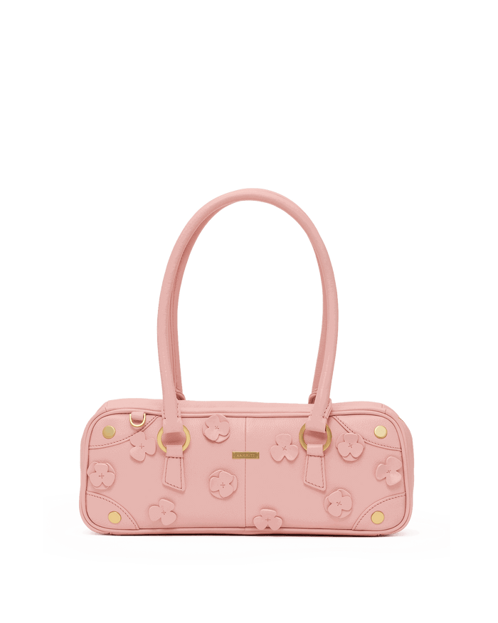 Meredith | Flamingo Flora/Brushed Gold | Sml