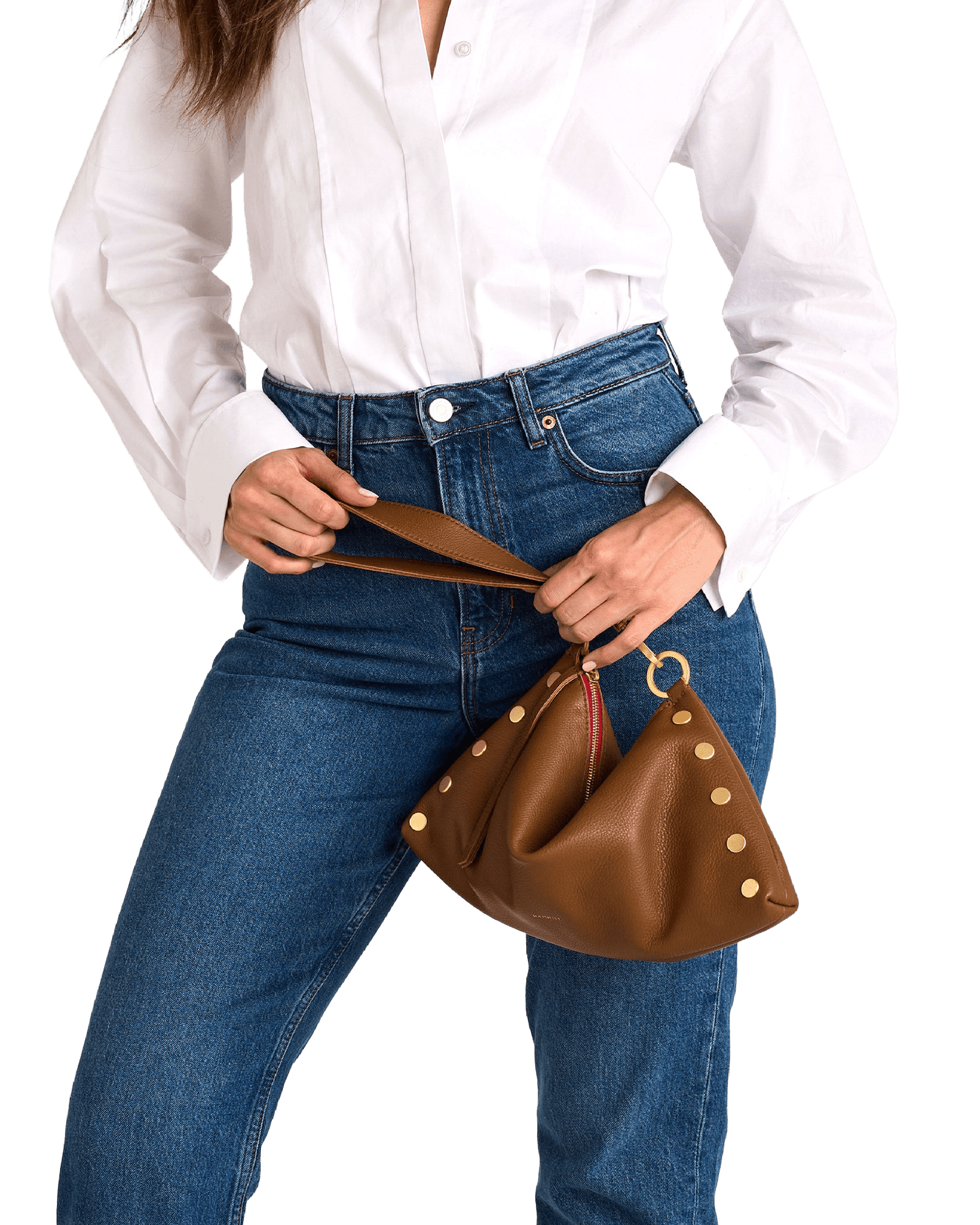 Kyle-Med-Mahogany-Pebble-BG-Red-Zip-Model-View-4