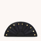 Shelley Clutch | Black/Brushed Gold