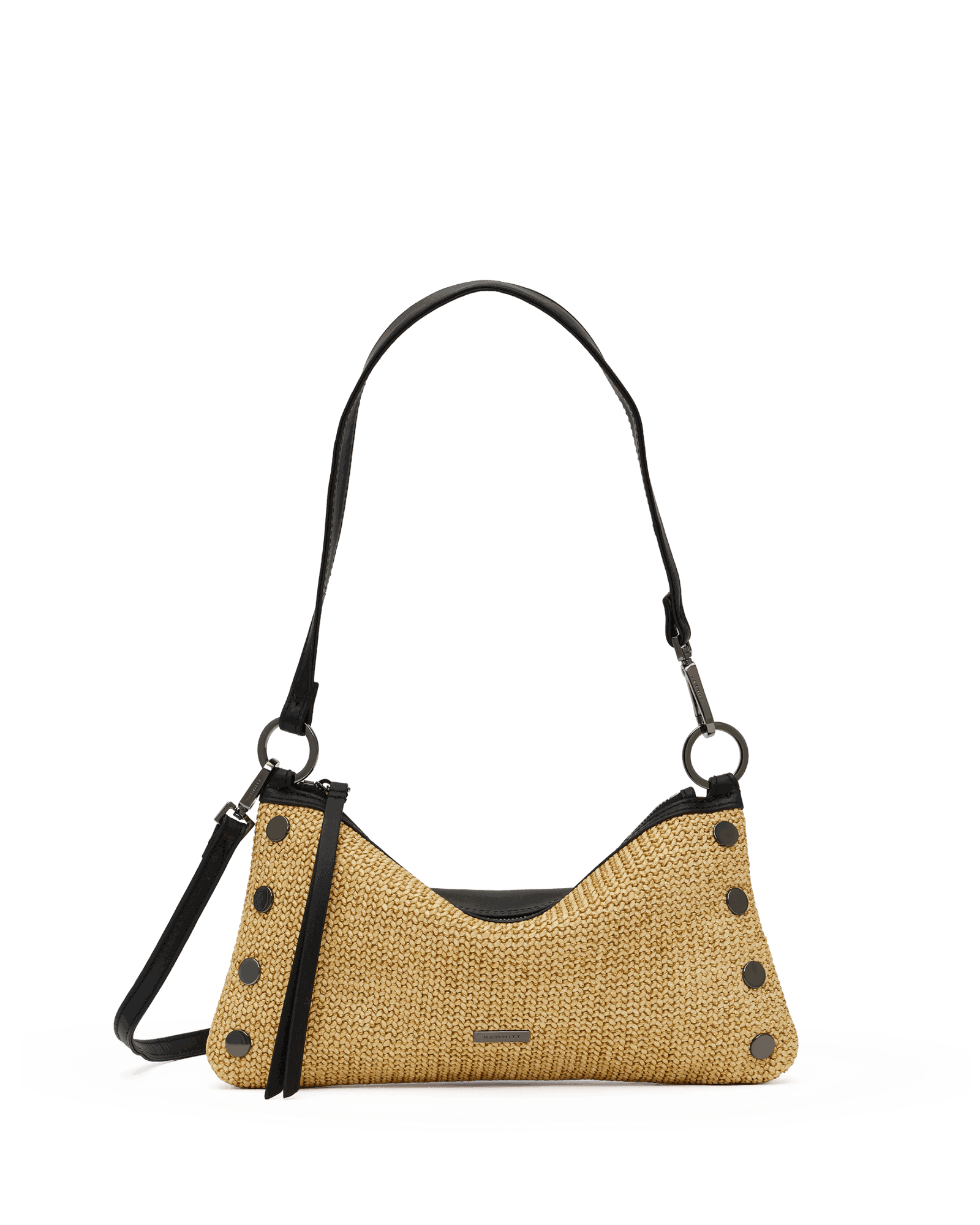 Kyle-Noir-Smooth-Raffia-GM-Front-View-2