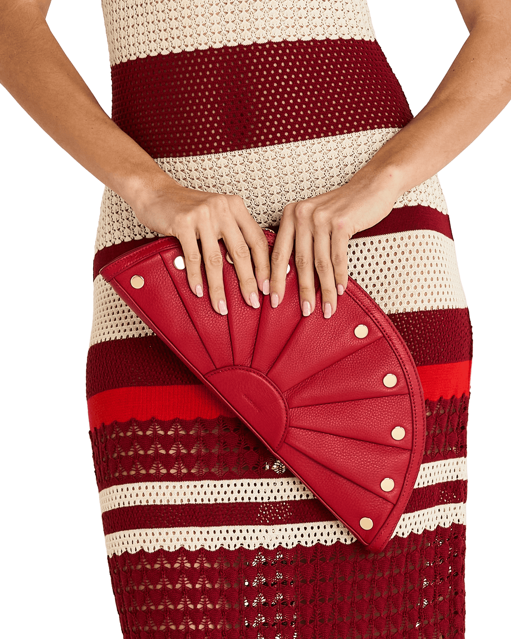 Shelley-Clutch-Chili-Red-G-Model-View-2