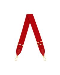Webbing Crossbody Strap-Harissa Red-BG-Back-View