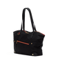 Zoe-Tote-Black-Nylon-G-Red-Zip-Front-View-2