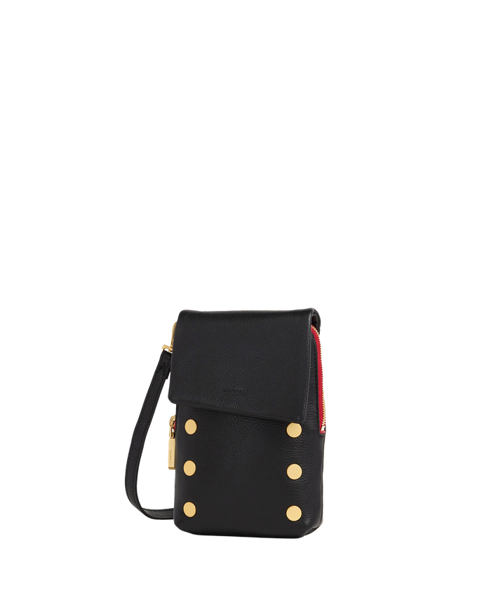 VIP Mobile | Black/Brushed Gold Red Zip | sml