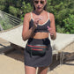 Charles Crossbody | Black/Gunmetal | Med - Short Strap