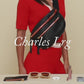 Charles Crossbody | Mahogany Pebble/Brushed Gold Red Zip | Lrg