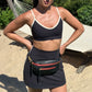 Charles Crossbody | Black/Gunmetal | Med - Short Strap