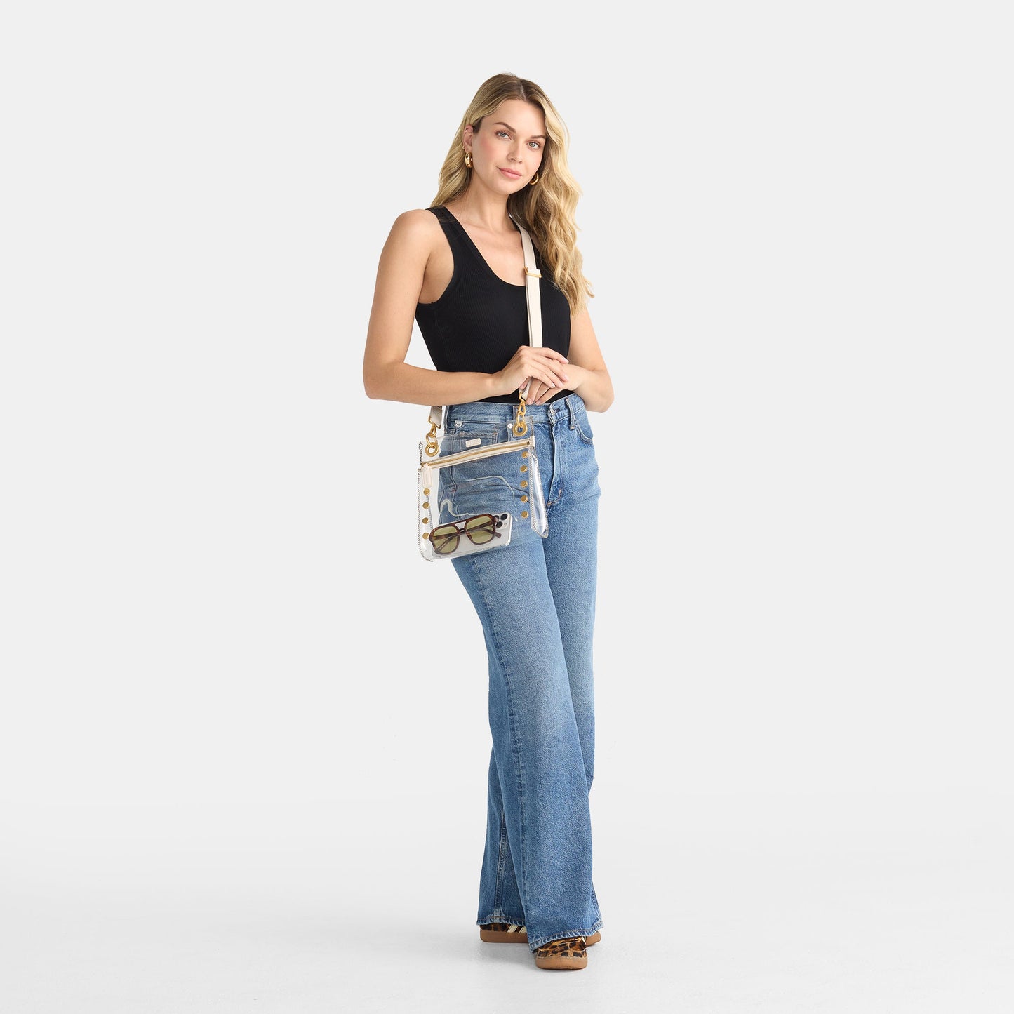 Tony Clear | Calla Lily White/Brushed Gold | Med