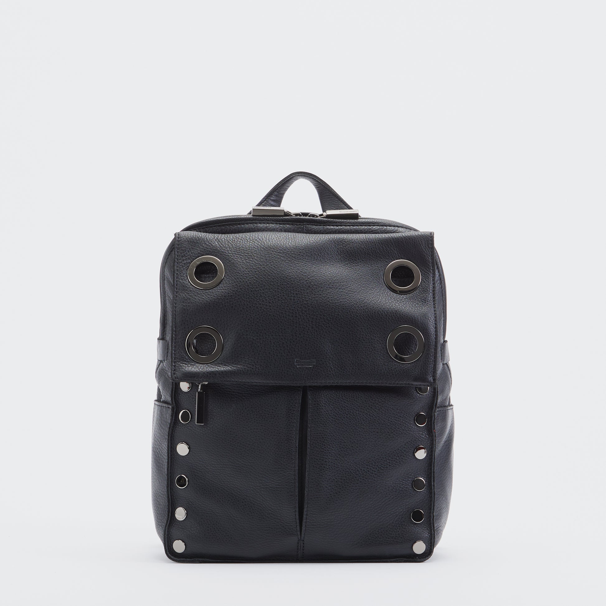 Hammitt Montana Large Backpack Black Pebbled Leather