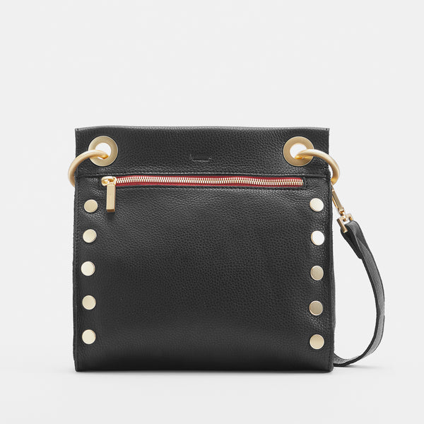 Tony Gold Accents Black Leather Crossbody Hammitt HAMMITT